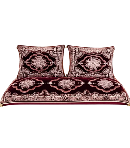 Afghane Traditionnelle Matela Bordeaux Royal