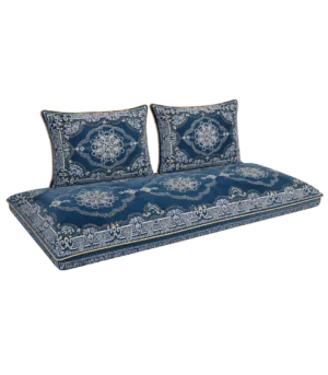 afghane traditionnelle Matela bleu roi