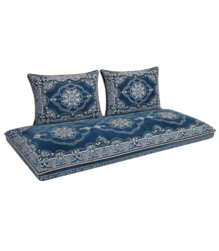 afghane traditionnelle Matela bleu roi