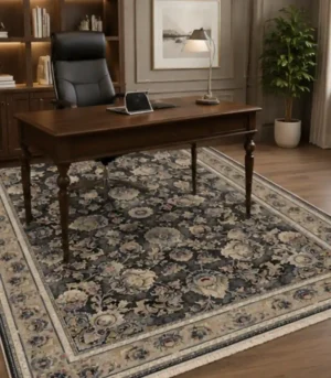 Tapis Oriental Gris Anthracite 1500 Shana study