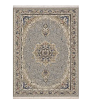 Tapis persan aux motifs complexes, avec médaillon floral, 1500 Shana