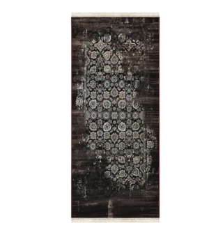 Tapis Oriental Noir Vieilli