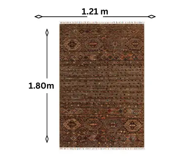 tapis afghanistan fait main measurement