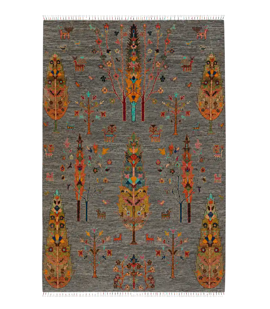 tapis en laine fait main
