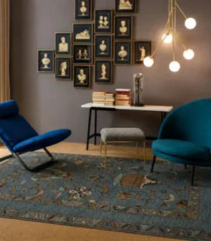 tapis fait main de style oriental seating
