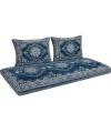 afghane traditionnelle Matela bleu roi